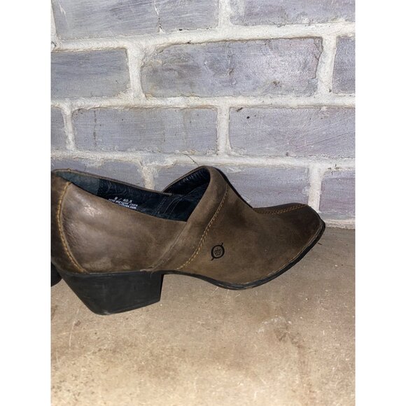 Ankle Boots Size 9 Womens Leather Western Clogs Heels Slip On Loafers Cowboy - Picture 8 of 16